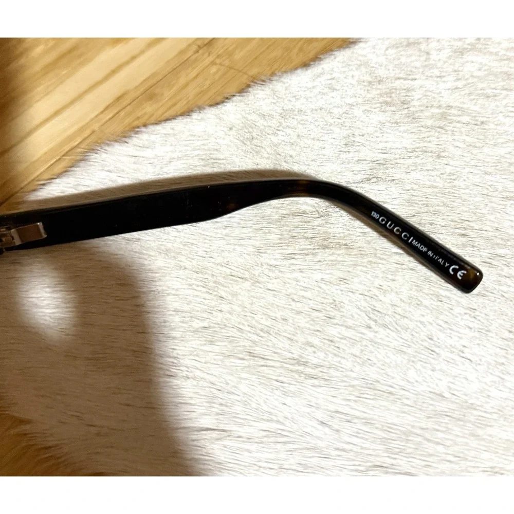 Gucci‎ gg 1598 tortoise brown eyeglasses frames Only Unisex 130 rx-able